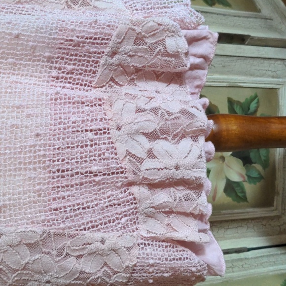 Indigo Soul Pink Lace Top XL - Picture 3 of 9